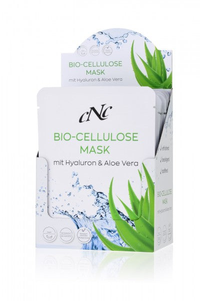 CNC Bio-Cellulose Mask mit Hyaluron & Aloe Vera , 20 Stk.