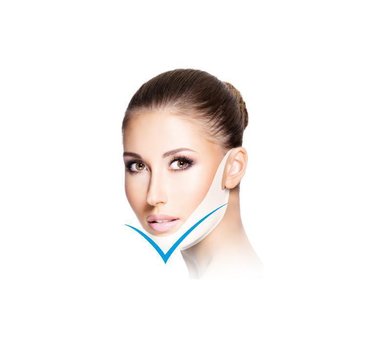 CNC aesthetic world Kinnmaske V-line, 4 Stück