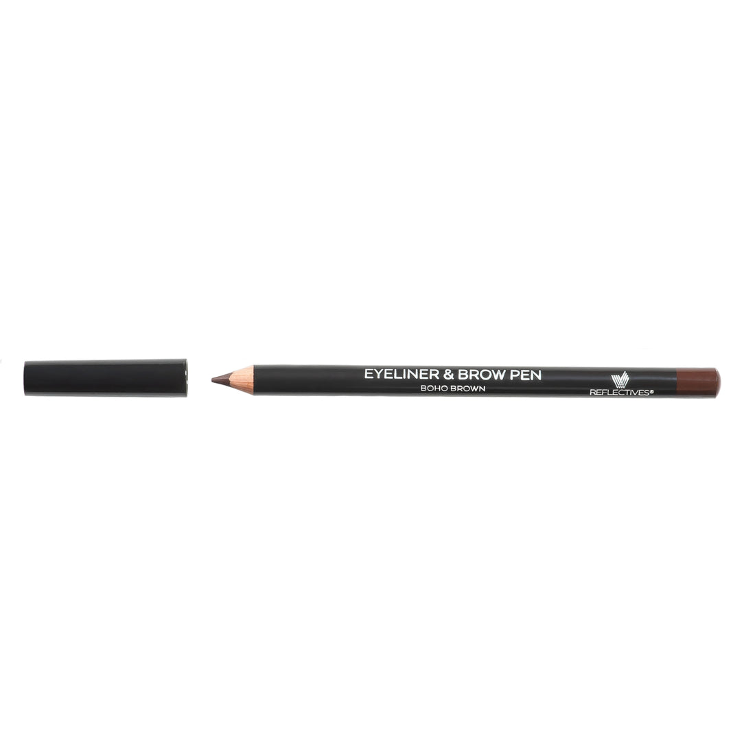 REFLECTIVES MINERAL EYELINER & BROW PEN BOHO BROWN