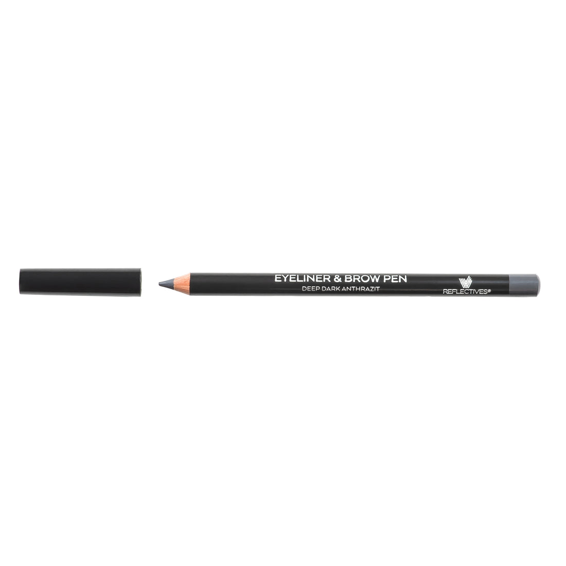 REFLECTIVES MINERAL EYELINER & BROW PEN DEEP DARK ANTHRAZIT