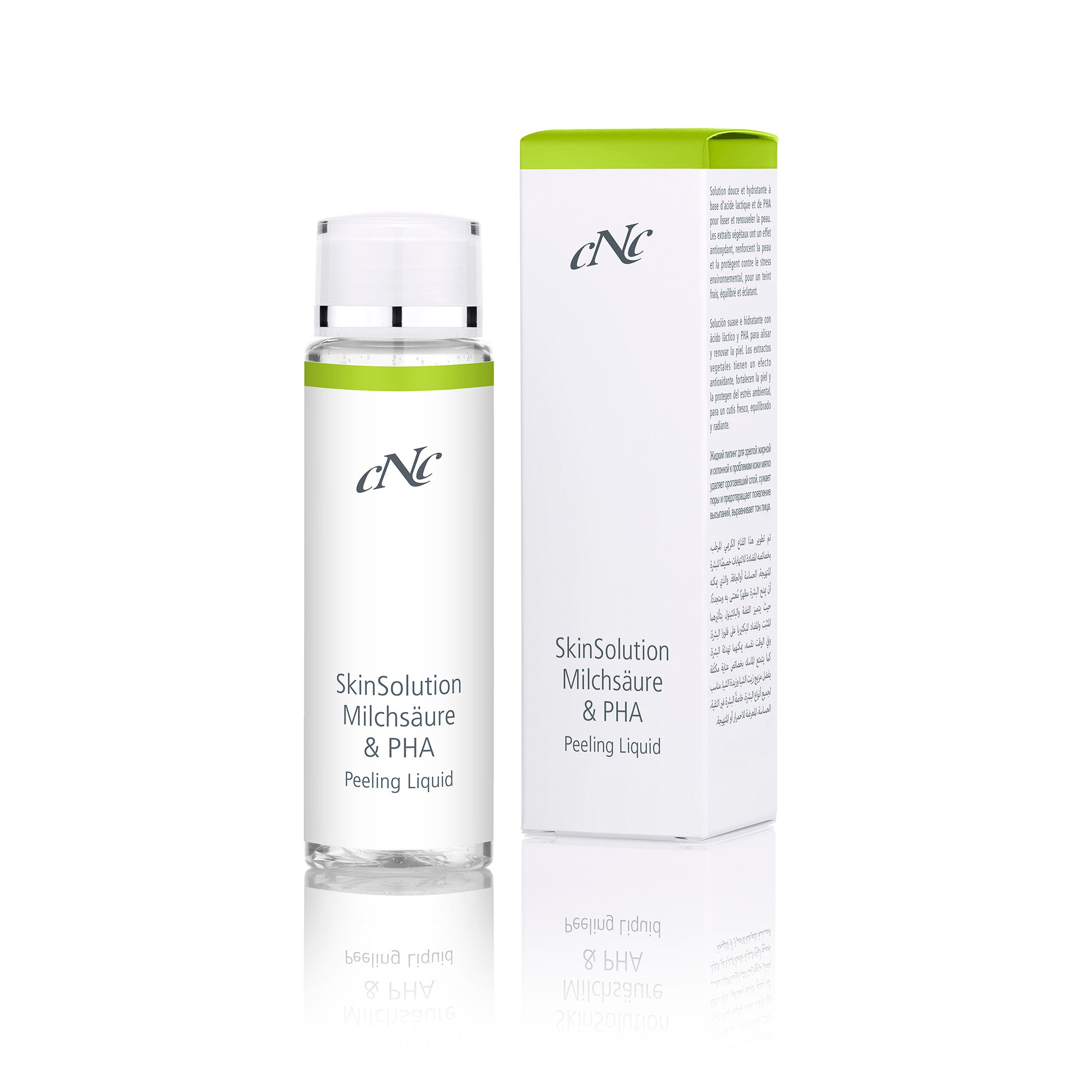 CNC SkinSolution Milchsäure und PHA Peeling Liquid für ein glattes und verfeinertes Hautbild