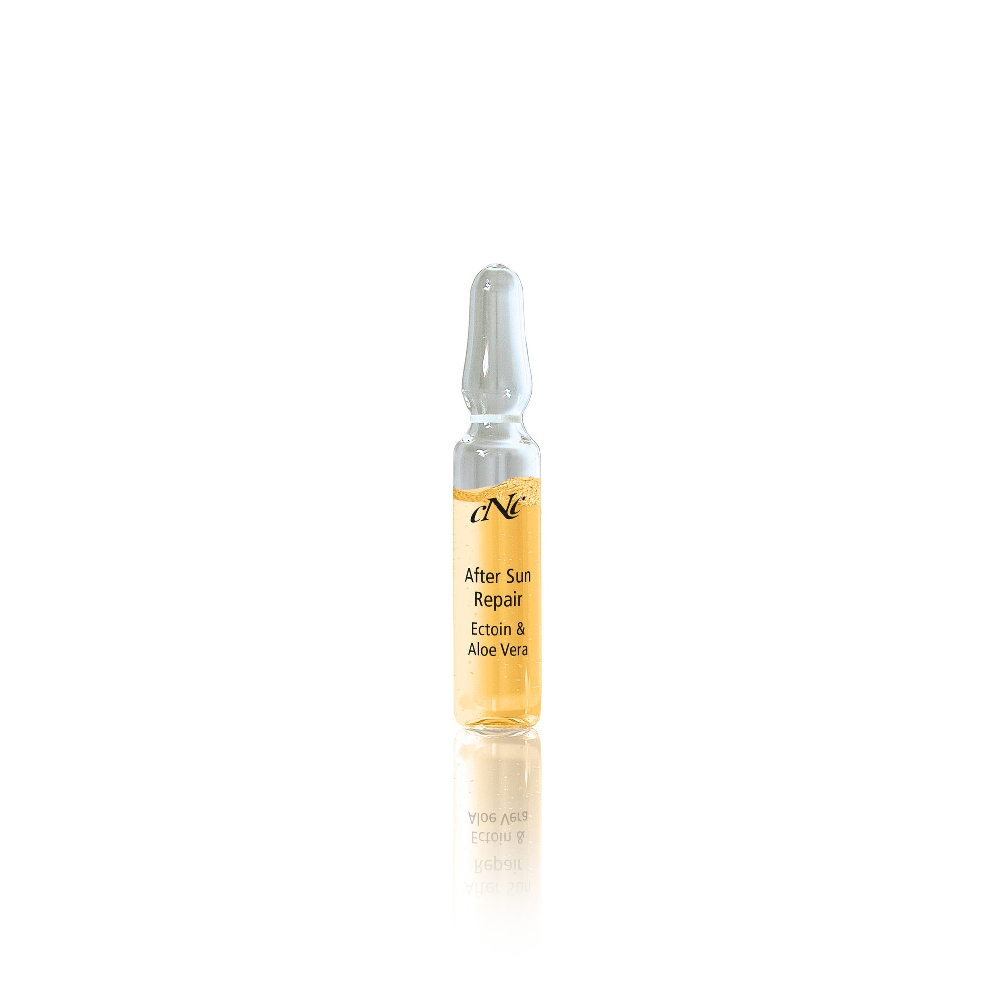 CNC After Sun Fluid 10 × 2 ml beruhigende Wirkstoffampullen für sonnenbeanspruchte Haut