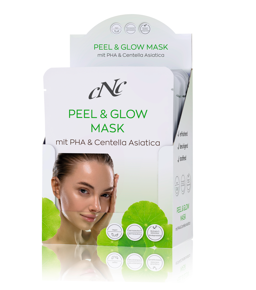 CNC Peel &amp; Glow Mask mit PHA &amp; Centella Asiatica, 20 Stk.