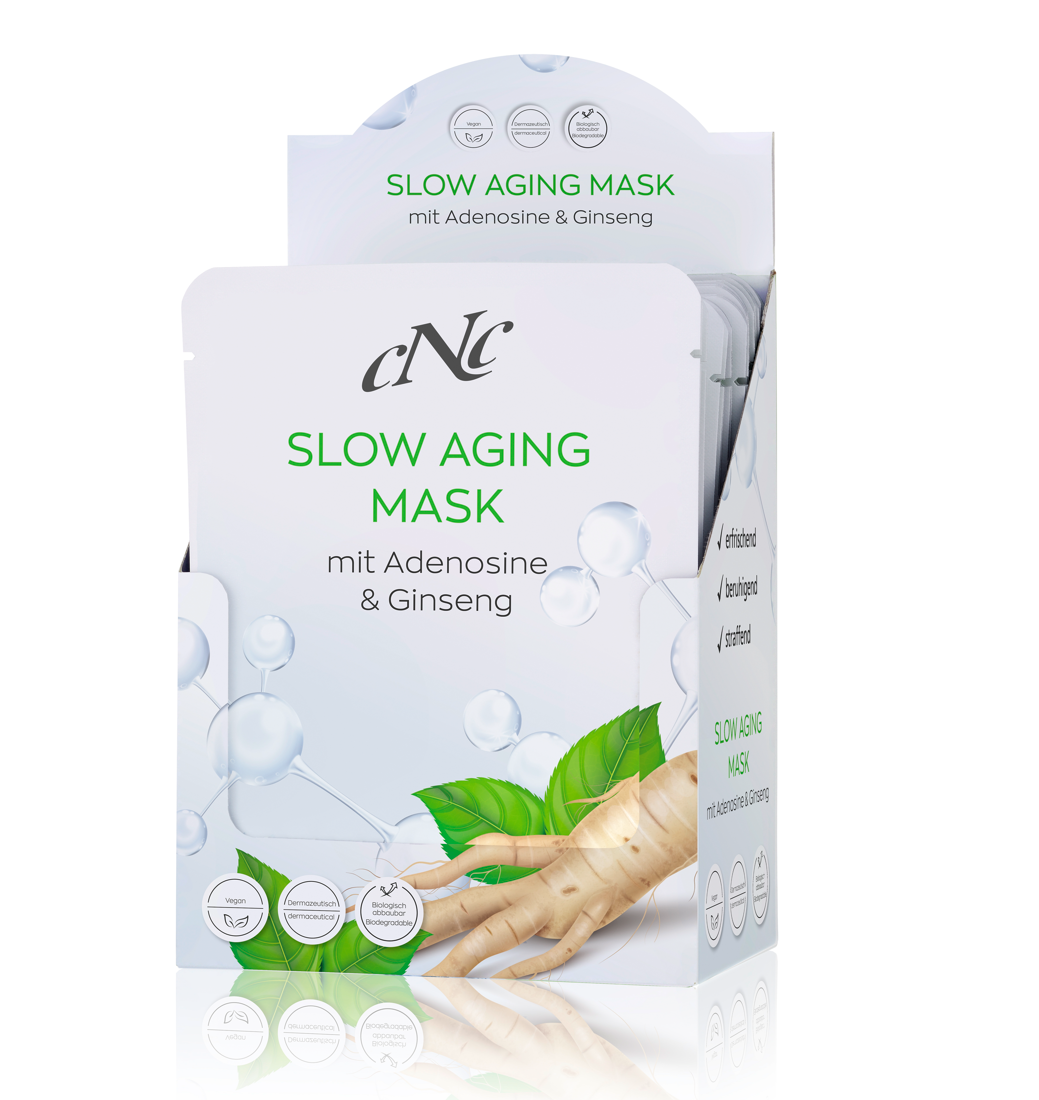 CNC Slow Aging Mask mit Adenosine &amp; Ginseng, 20 Stk.