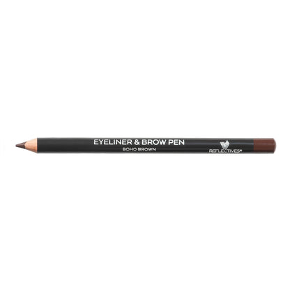 REFLECTIVES MINERAL EYELINER &amp; BROW PEN BOHO BROWN