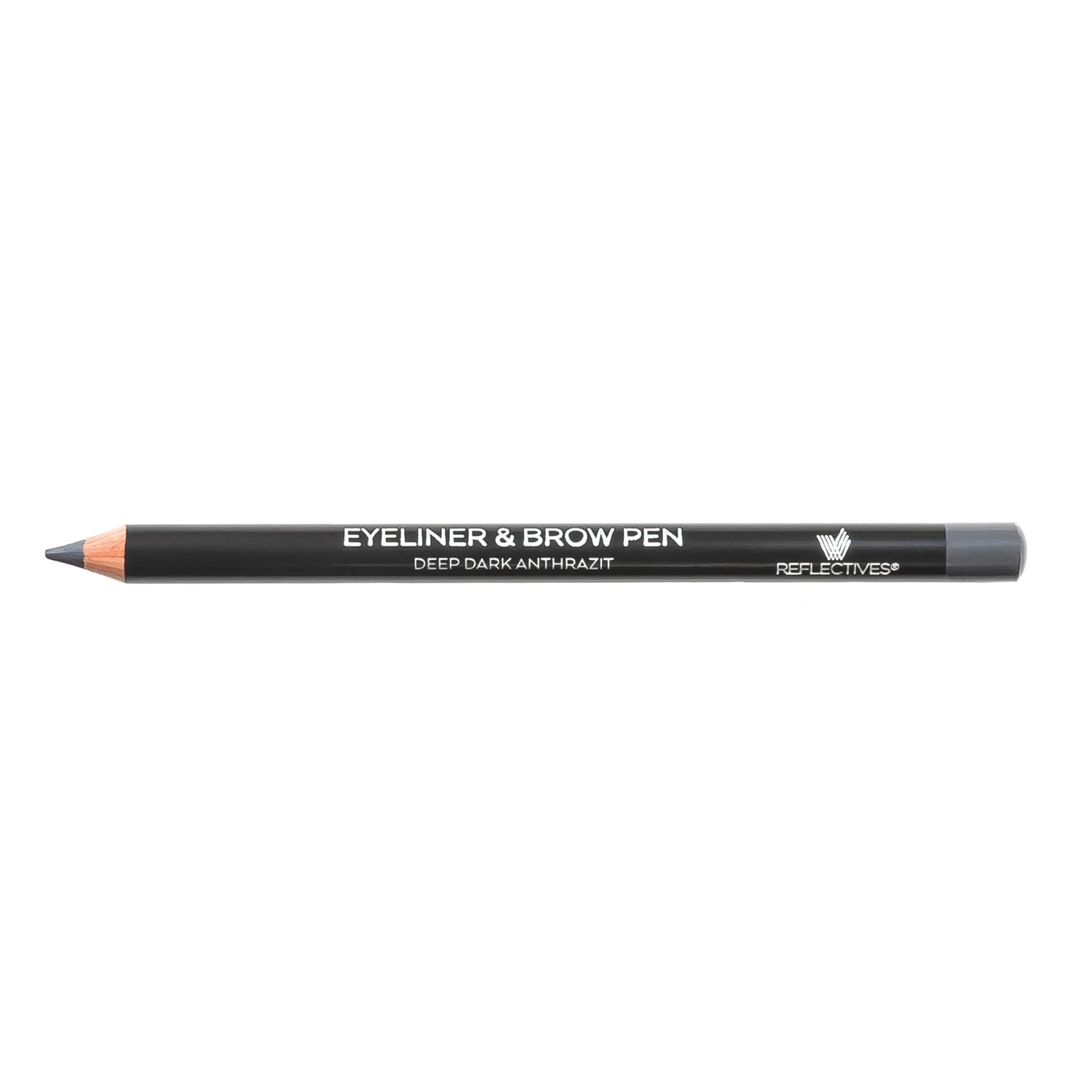 REFLECTIVES MINERAL EYELINER &amp; BROW PEN DEEP DARK ANTHRAZIT