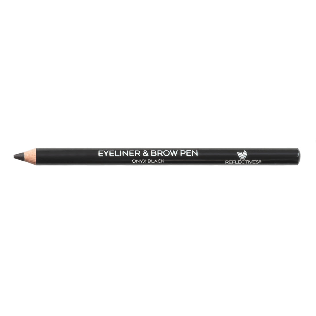 REFLECTIVES MINERAL EYELINER & BROW PEN ONYX BLACK