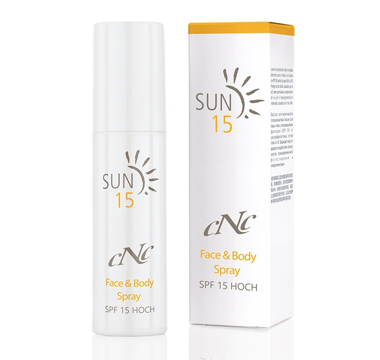 CNC Sun Face &amp;amp; Body Spray SPF15, 100 ml