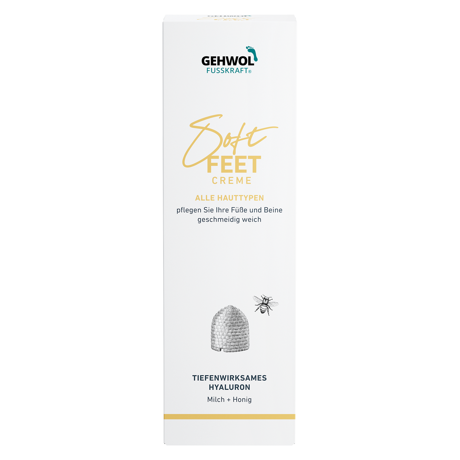 Gehwol Fusskraft Soft Feet Creme mit Milch und Honig für weiche und gepflegte Füße
