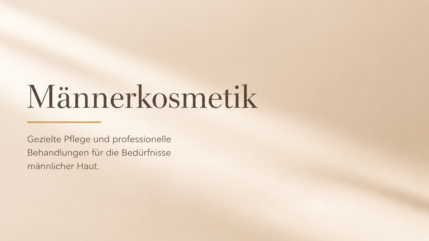 Männerkosmetik Gesichtsbehandlung bei Fühlbar Schön Kosmetik Berlin