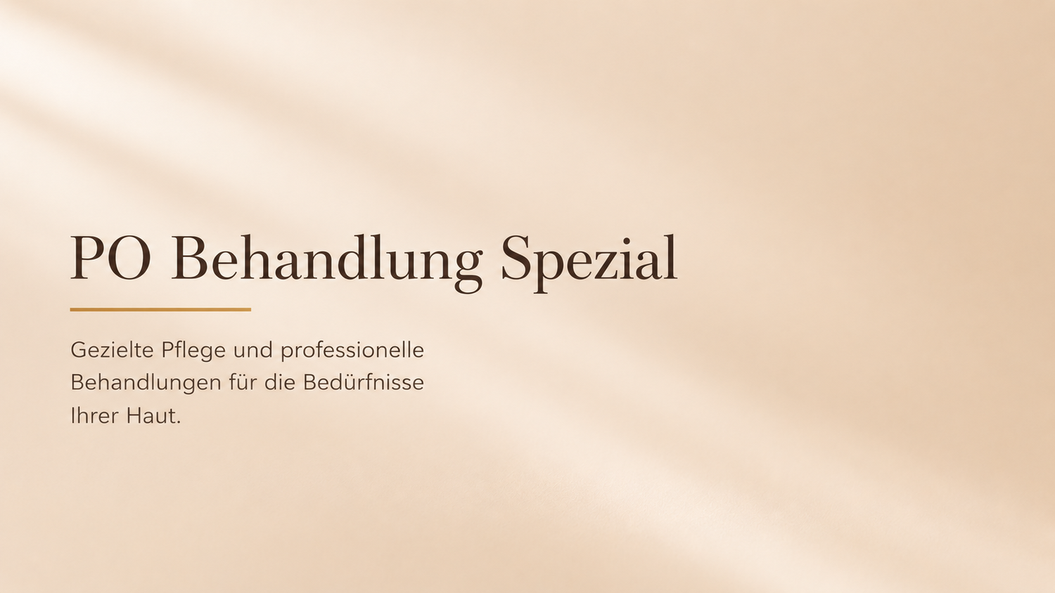 Po Behandlung Spezial bei Fühlbar Schön Kosmetik Berlin